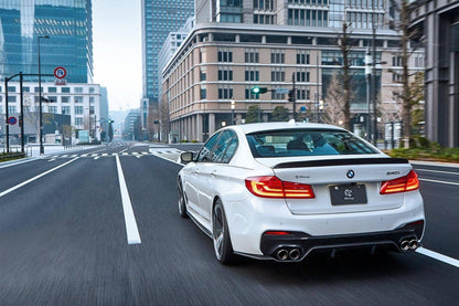 3DDesign Pre-Preg Carbon Fibre/Fiber Rear Spoiler Boot Lip for BMW 5 Series G30 Saloon/Sedan (2017-2023) – Trunk Lip, Decklid, Tailgate Spoiler, Rear Wing – OEM Style Fit, M Sport Compatible