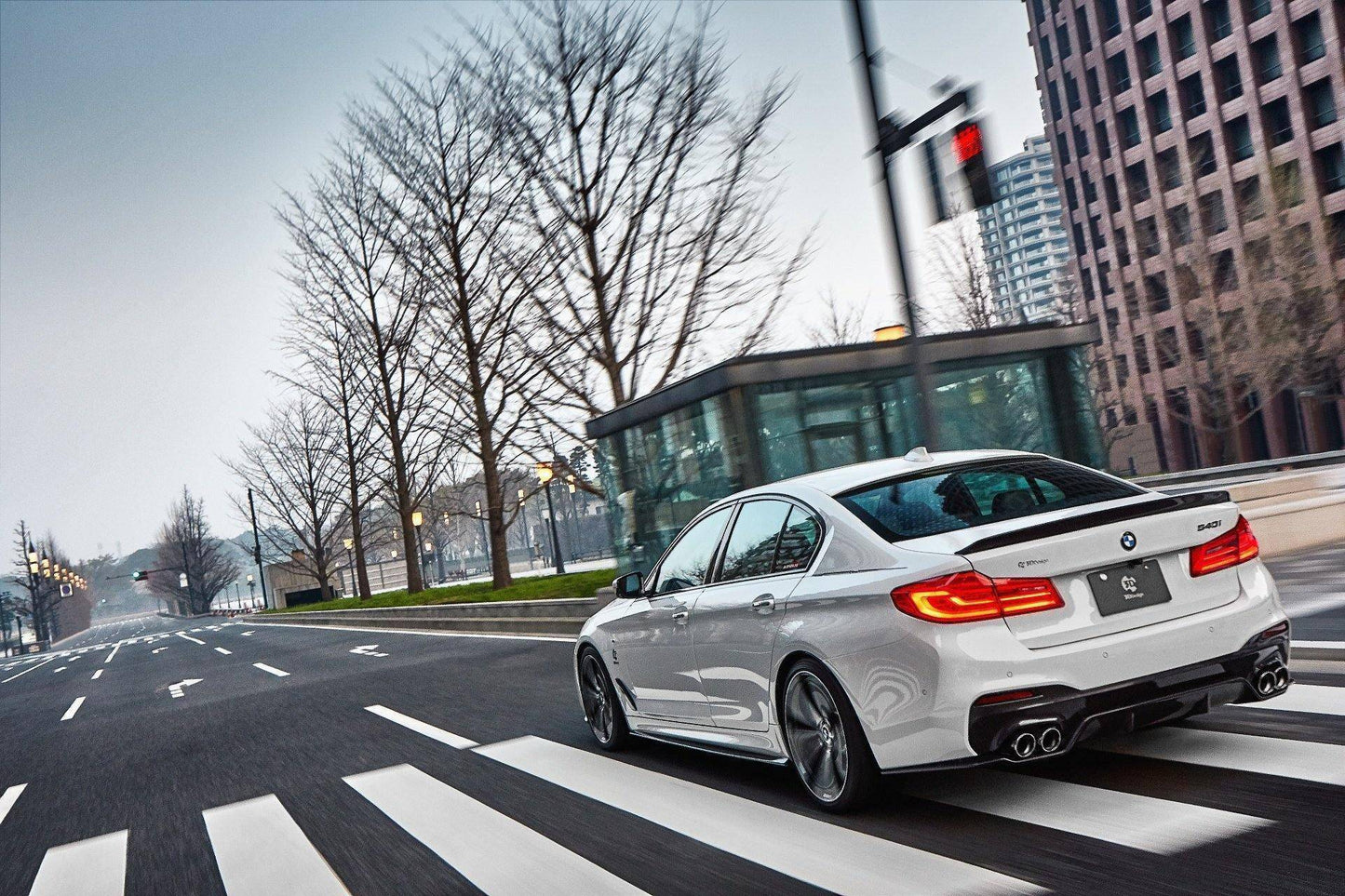 3DDesign Pre-Preg Carbon Fibre/Fiber Rear Spoiler Boot Lip for BMW 5 Series G30 Saloon/Sedan (2017-2023) – Trunk Lip, Decklid, Tailgate Spoiler, Rear Wing – OEM Style Fit, M Sport Compatible