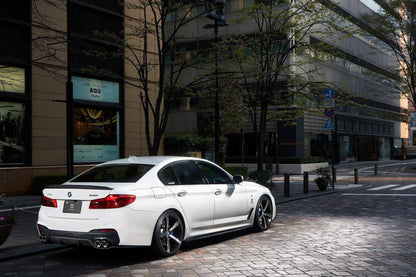 3DDesign Pre-Preg Carbon Fibre/Fiber Rear Spoiler Boot Lip for BMW 5 Series G30 Saloon/Sedan (2017-2023) – Trunk Lip, Decklid, Tailgate Spoiler, Rear Wing – OEM Style Fit, M Sport Compatible