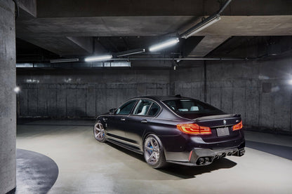 3DDesign Carbon Fibre/Carbon Fiber Boot Lip / Trunk Spoiler for BMW 5 Series G30 & M5 F90 (2017-2023) – Rear Decklid Wing Tailgate Lip, OEM-Style CFRP, Fits M5 Competition, Sedan/Saloon