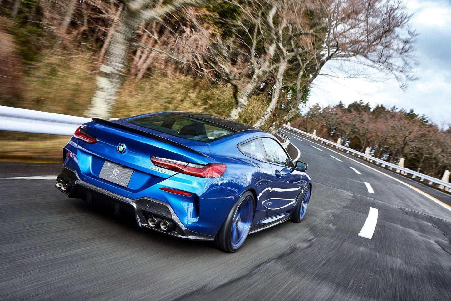 3DDesign Carbon Fibre (Carbon Fiber) Rear Boot/Trunk Lip Spoiler for BMW 8 Series G15 Coupe 2019+ – Pre-Preg 2x2 Twill Carbon Ducktail Rear Wing OEM+