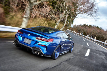 3DDesign Carbon Fibre (Carbon Fiber) Rear Boot/Trunk Lip Spoiler for BMW 8 Series G15 Coupe 2019+ – Pre-Preg 2x2 Twill Carbon Ducktail Rear Wing OEM+