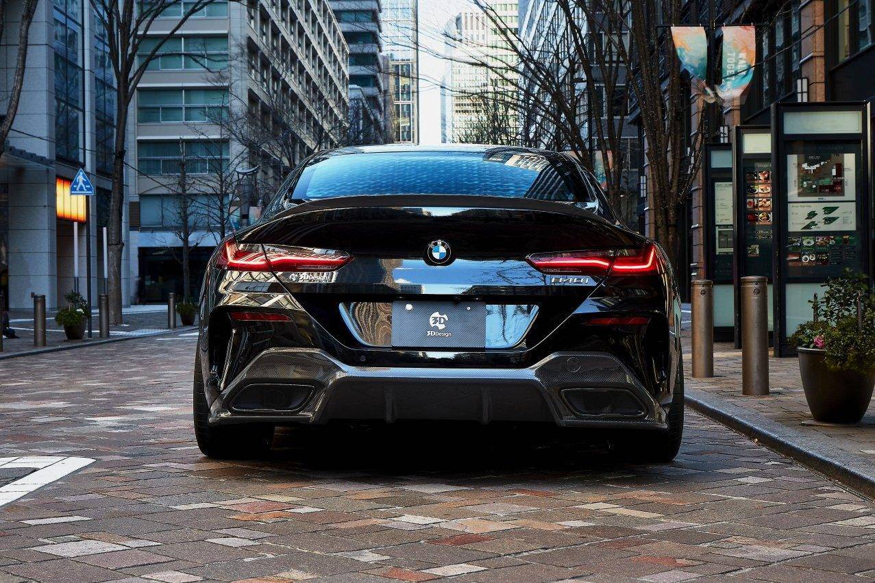 3DDesign Carbon Fibre Rear Spoiler for BMW 8 Series & M8 (2019+, G16 F93)