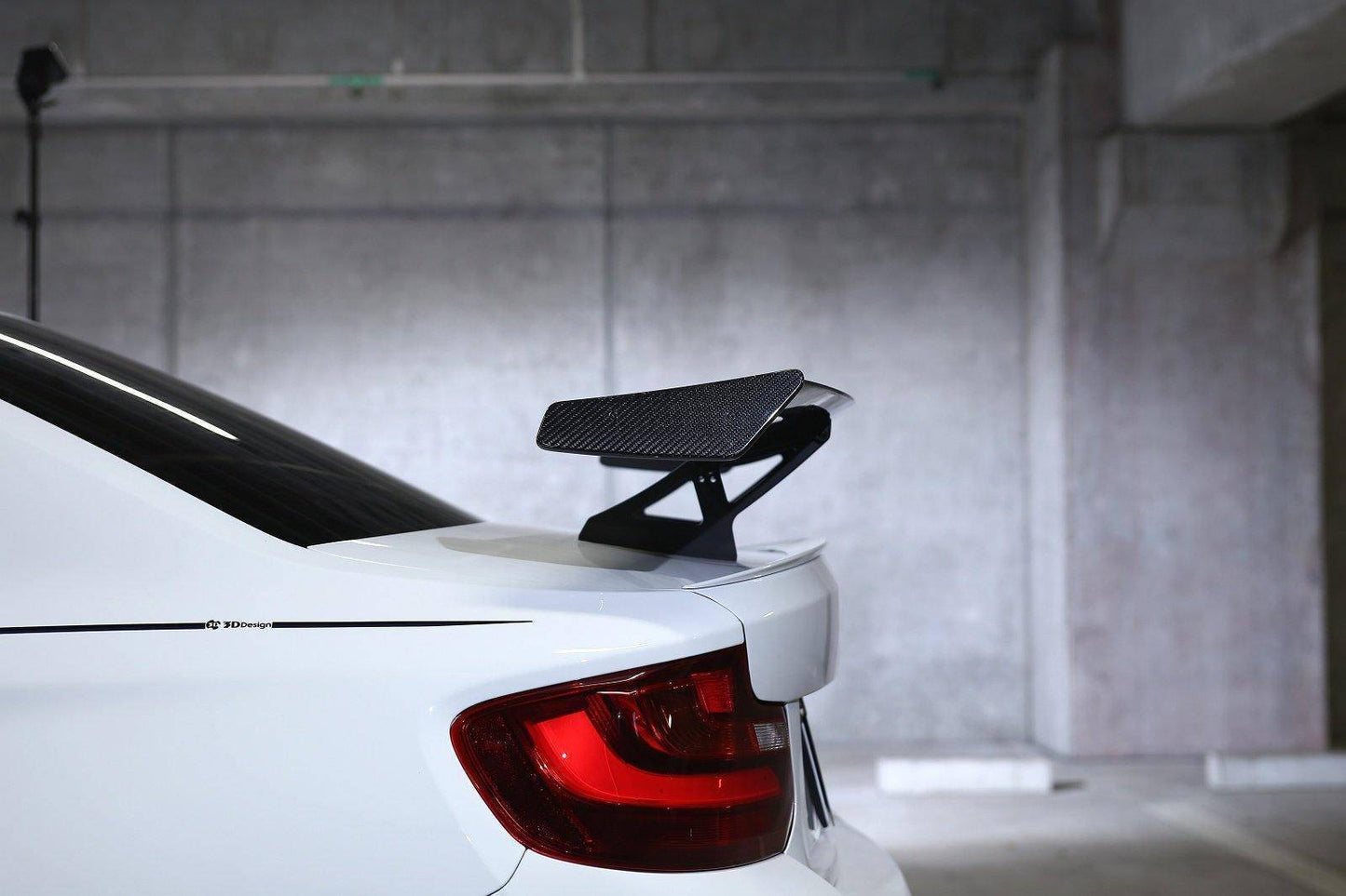 3DDesign Carbon Fibre Rear Spoiler Wing for BMW 2 Series & M2 (2014-2021, F22 F87)