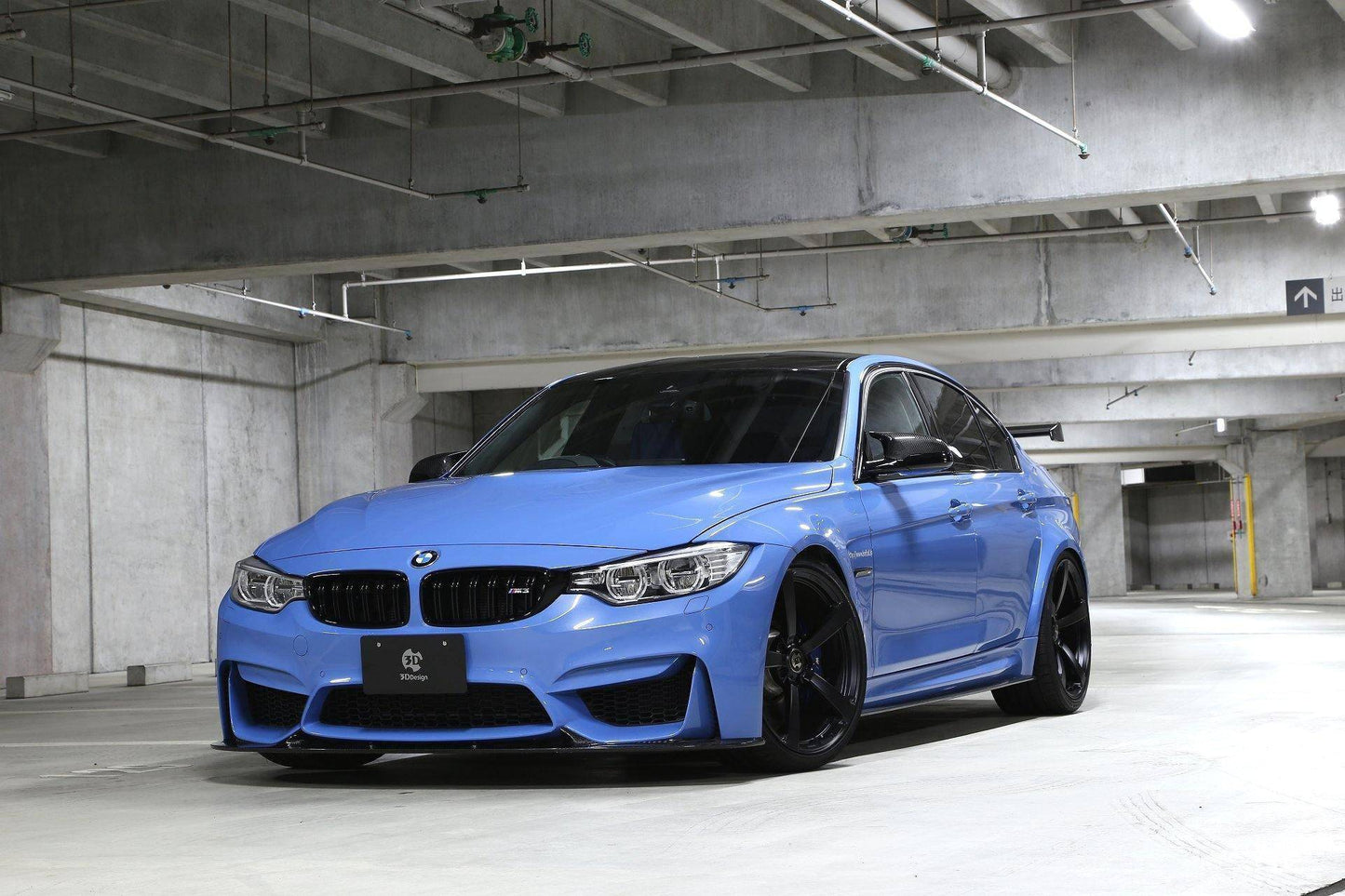 BMW M3 F80 (2015-2019) Rear Spoiler Wing – 3DDesign Pre-Preg Dry Carbon Fibre/Fiber Saloon/Sedan Boot Lid Trunk Wing Performance Aero Upgrade, Track Style, OEM+ Fitment