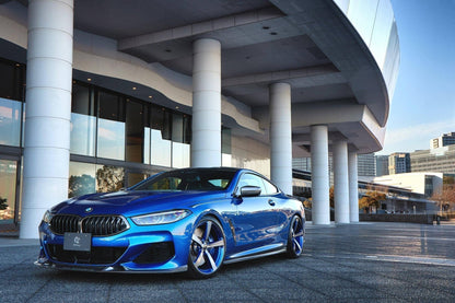 3DDesign Carbon Fibre Side Skirts / Rocker/Sill Extensions for BMW 8 Series G14 G15 & M8 F91 F92 (2019+, Coupe & Convertible) | CFRP Side Blades, Side Splitters, Ground Effects