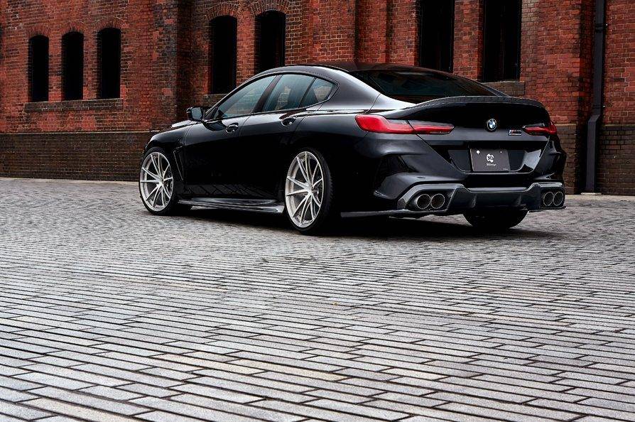 3DDesign Carbon Fibre (Fiber) Side Skirts, Side Skirt Extensions, Sill/Rocker Extensions for BMW 8 Series Gran Coupe G16 M Sport & M8 Gran Coupe F93 (2019+) – Pre-Preg 2x2 Twill Carbon Side Blades/Splitters, Aero Skirts Body Kit, OEM+ Fit