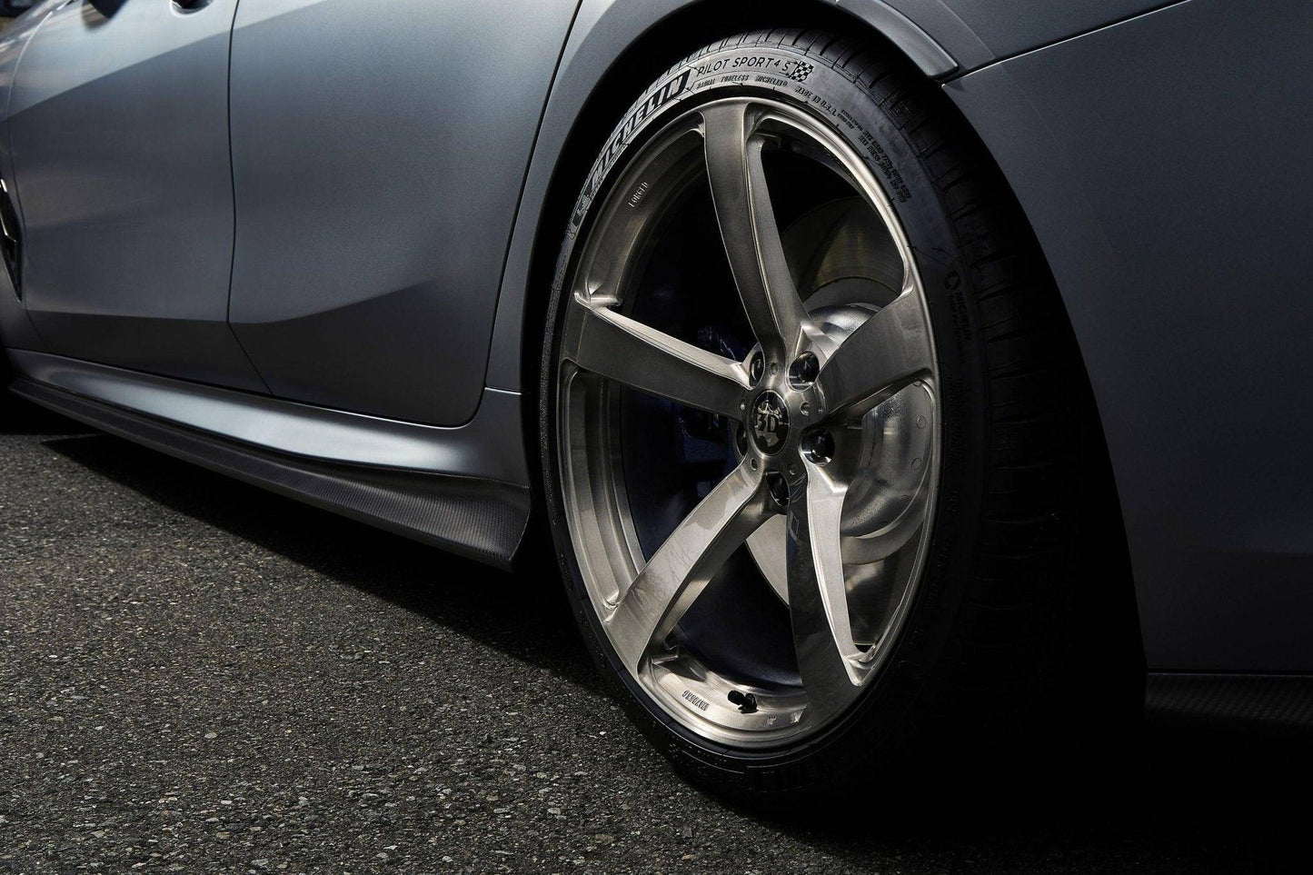 3DDesign Carbon Fibre (Fiber) Side Skirts, Side Skirt Extensions, Sill/Rocker Extensions for BMW 8 Series Gran Coupe G16 M Sport & M8 Gran Coupe F93 (2019+) – Pre-Preg 2x2 Twill Carbon Side Blades/Splitters, Aero Skirts Body Kit, OEM+ Fit