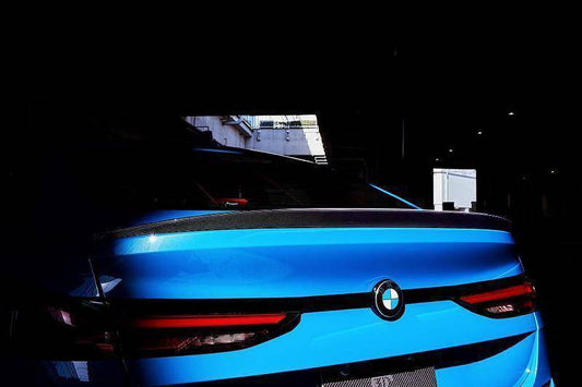 Genuine 3DDesign Carbon Fiber Boot/Trunk Lip Spoiler for BMW 2 Series Gran Coupe F44 (2020+) – M235i xDrive Rear Decklid/Tailgate Lip CFRP Gloss OEM+