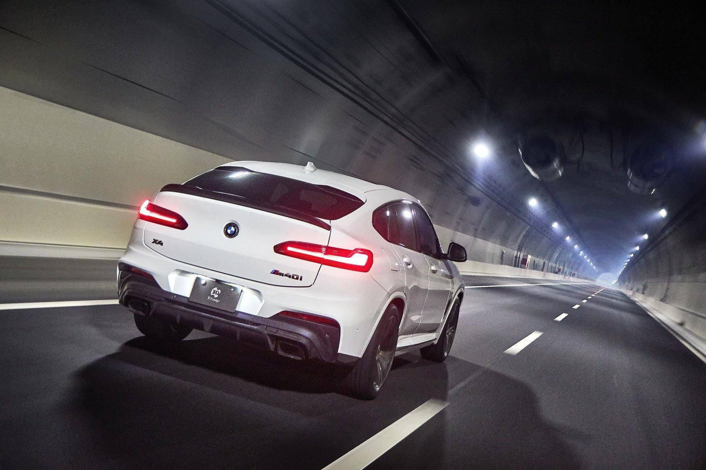 3DDesign Carbon Fibre/Fiber Boot/Trunk Lip Spoiler for BMW X4 G02 (2018+) - Rear Tailgate Spoiler/Wing, Bootlid/Decklid Rear Lip OEM+ Performance Aero, Fits M Sport