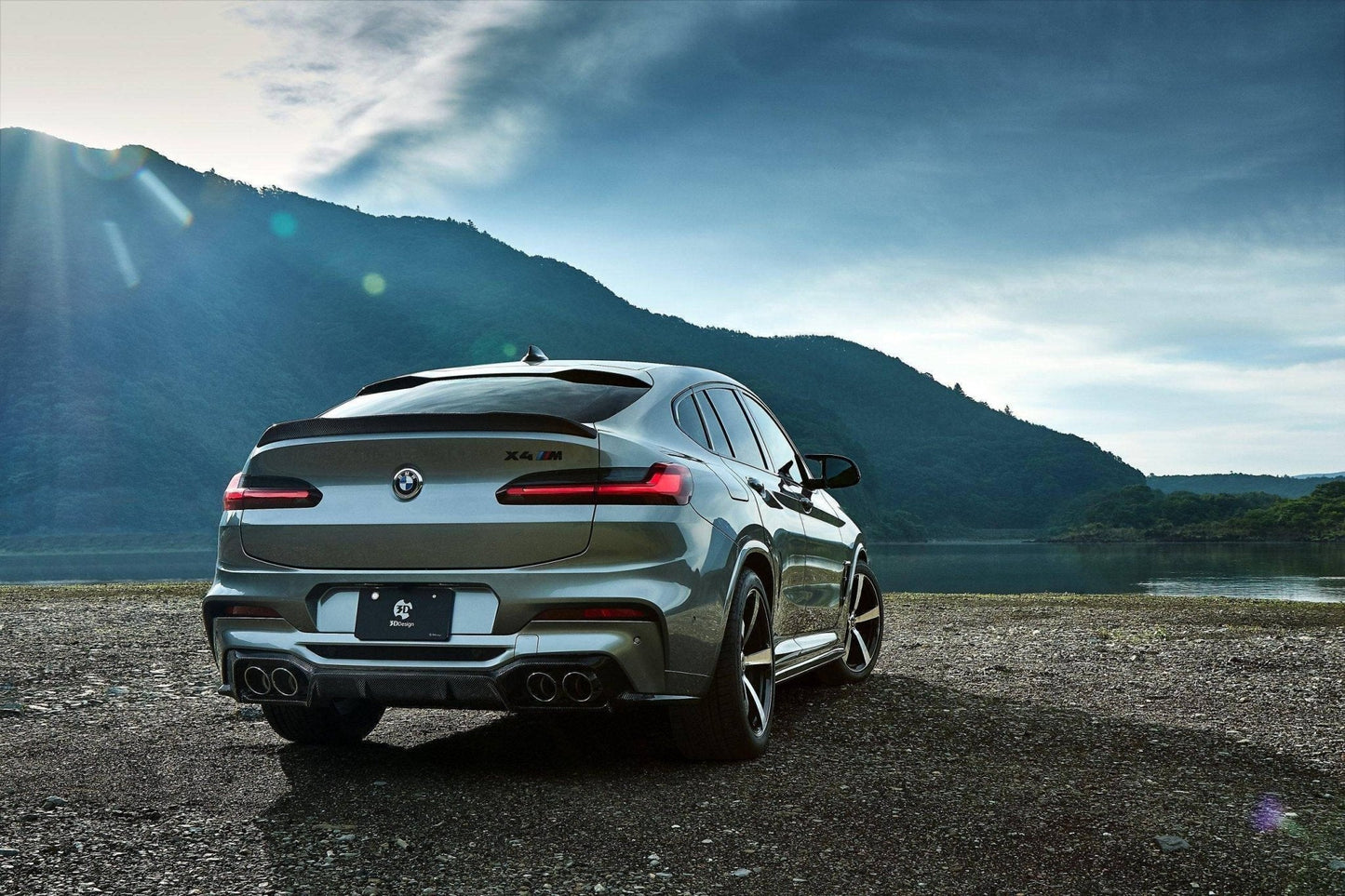 3DDesign Carbon Fibre Trunk Spoiler for BMW X4M (2019+, F98)