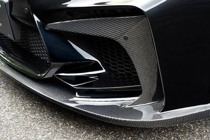 BMW M2 Competition F87 (2018-2021) Front Bumper/Fascia by 3DDesign - Carbon Fiber Aero Bumper, Replacement Bumper Cover, Front Valance, Paint-Ready, PDC Compatible | Front End Conversion & Front Spoiler