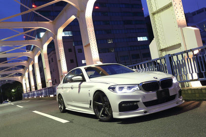 3DDesign Front Splitter Lip Spoiler for BMW 5 Series G30 G31 M Sport Bumper (2017-2023) - Front Bumper Lip, Chin Spoiler, Front Valance/Apron | Saloon/Sedan & Touring OEM+ Aero Body Kit Upgrade