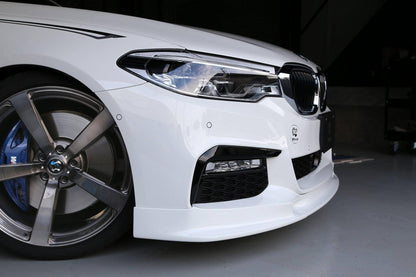 3DDesign Front Splitter Lip Spoiler for BMW 5 Series G30 G31 M Sport Bumper (2017-2023) - Front Bumper Lip, Chin Spoiler, Front Valance/Apron | Saloon/Sedan & Touring OEM+ Aero Body Kit Upgrade