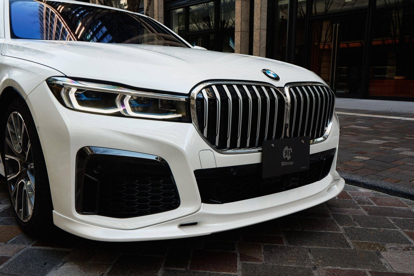 3DDesign Front Lip Spoiler / Splitter for BMW 7 Series LCI Facelift 2019+ (G11 G12) – Front Bumper Lip, Chin Spoiler, Lower Valance Air Dam, OEM-Fit Aero Body Kit, Bumper Extension, Splitter Blade, Front Lip Kit
