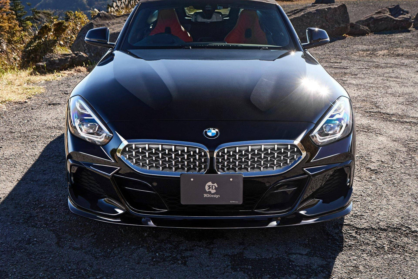 3DDesign Front Splitter/Lip Spoiler for BMW Z4 G29 M Sport 2019+ | Front Bumper Lip, Air Dam, Bumper Extension, Aero Lip, Splitter Lip, PU Polyurethane | OEM Style Body Kit Upgrade UK