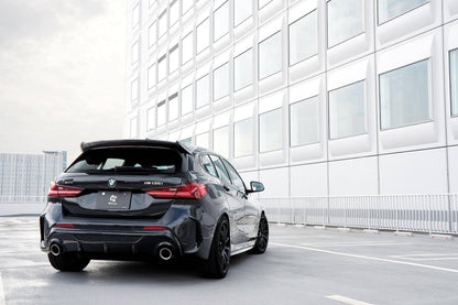 3DDesign Rear Roof Wing Spoiler Lip for BMW 1 Series (1er) & M135i Hatchback (2019+, F40 F70) – Tailgate Spoiler Extension, OEM+ Primed Paint-Ready