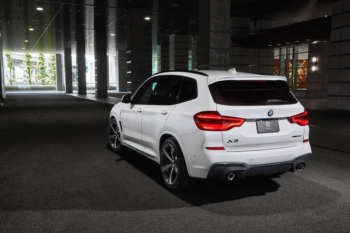 3DDesign BMW X3 G01 Roof Spoiler – Rear Roof Wing/Lip, Tailgate Hatch Spoiler/Extension | 2018+ OEM-Style Aero Upgrade, Fits M Sport