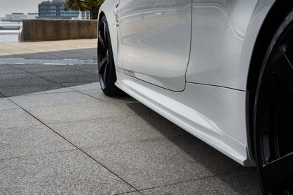 3DDesign Side Skirts, Side Skirt/Rocker Sill Extensions for BMW 4 Series (G22 G23) 2020+ Coupe & Convertible | M Sport & M440i | Urethane Aero Side Blades Splitters | OEM+ Body Kit Styling