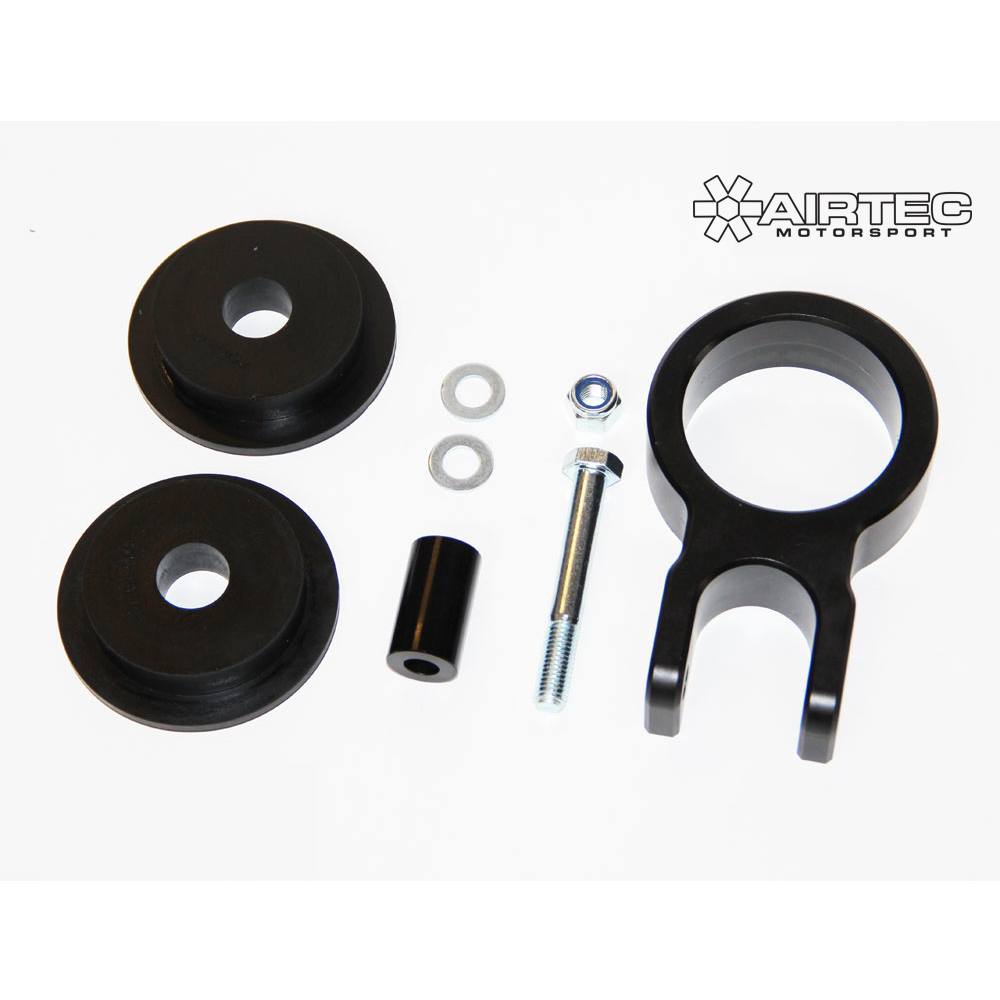 AIRTEC Motorsport Pendulum/Dogbone Mount – Gearbox/Transmission Lower/Rear Engine Torque Link Upgrade for Ford Focus Mk2 ST225 & RS, Mk3 ST250 & RS – Billet Aluminium with Powerflex Polyurethane Bushes – Reduces Wheel Hop & Torque Steer