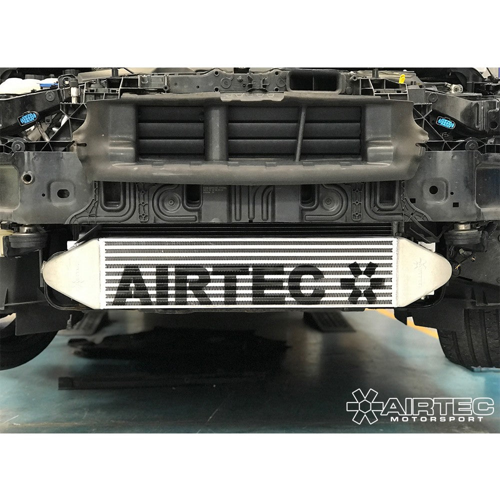 AIRTEC Pro-Series Black Front Mount Intercooler FMIC Upgrade Kit for Ford Focus Mk3/Mk3.5 ST Diesel 2.0 TDCi (ST-D) - Uprated Performance Charge Cooler, Direct Fit, UK Made, Retains Active OEM Grille Shutters