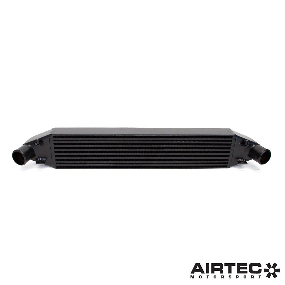 AIRTEC Motorsport Stage 1 FMIC Intercooler Kit for Ford Fiesta ST180/ST 180 MK7 1.6 EcoBoost - Uprated Charge Air Cooler, 70mm Bar-and-Plate, Direct Fit Plug & Play, No Cutting - Pro-Series Black/Silver - Remap Ready to 250 bhp