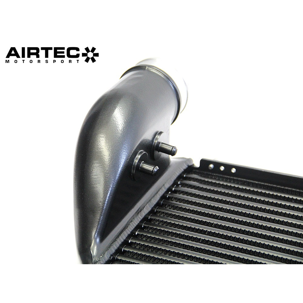 AIRTEC Motorsport SMIC Intercooler Re-Core & Refurb/Rebuild/Repair Service (Send-In/Mail-In, UK) for Audi RS6 C5 4.2 BiTurbo V8 - Twin Side-Mount Charge Coolers - OEM End Tanks Retained, Pro-Series Black, TIG-Welded Upr