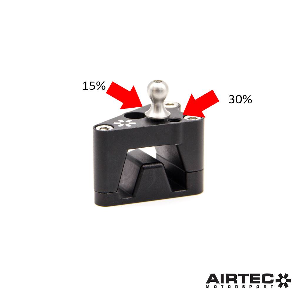 AIRTEC Motorsport Short Shifter / Quick Shift Arm for Ford Fiesta ST Mk8 ST-200 (1.5 EcoBoost 6-Speed Manual) - Adjustable 15% or 30% Throw Reduction, CNC Billet Aluminium Gear Linkage Upgrade, Direct-Fit Short Shift Kit, Bolt-On Gear Selector/Shift Lever