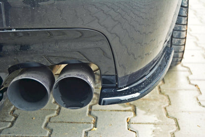 Maxton Design - REAR SIDE SPLITTERS BMW 5 F11 M-PACK (FITS TWO DOUBLE EXHAUST ENDS)