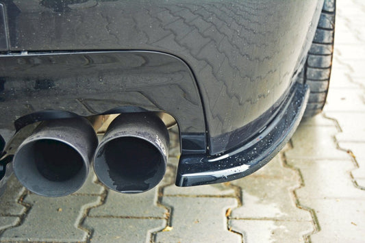 Maxton Design - REAR SIDE SPLITTERS BMW 5 F11 M-PACK (FITS TWO DOUBLE EXHAUST ENDS)