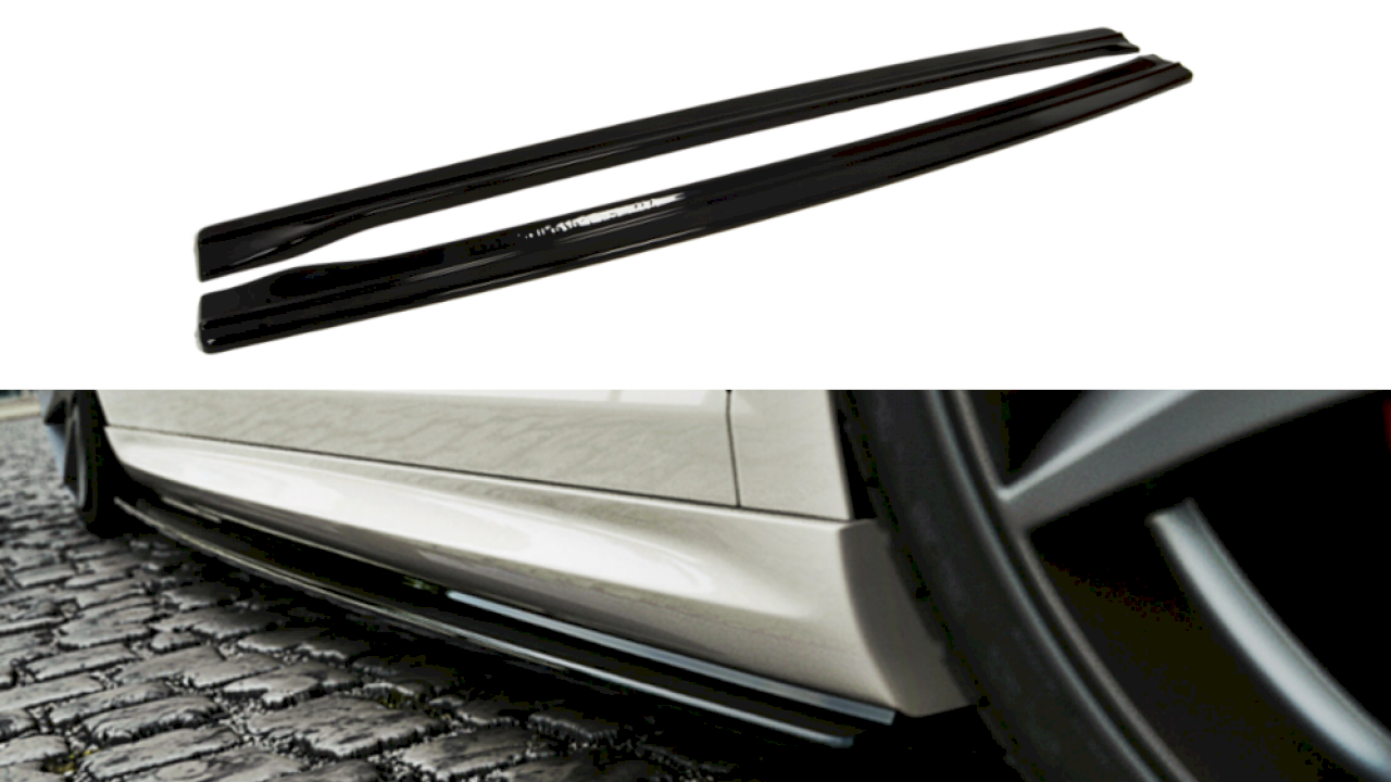 Maxton Design - SIDE SKIRTS DIFFUSERS VW PASSAT CC R36 RLINE (PREFACE)