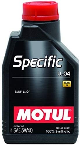 Motul Specific LL-04 5W-40 (5W40) Fully Synthetic Motor Oil 1L (1 Litre) - BMW Longlife-04 Approved, Mid SAPS, DPF/Cat Safe - Engine Lubricant for BMW, MINI & Rolls-Royce (Petrol & Diesel) - Top Up/Service Oil, Euro 4/5/6