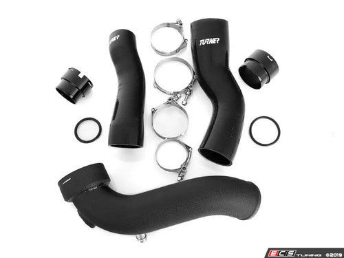 Turner Motorsport BMW N55 Charge/Boost Pipe Upgrade Kit – Hot & Cold Side Intercooler Pipes, Turbo Outlet & Throttle Body – F22 F30 F32 F33 F34 F36 F87 – M235i 335i 435i M2 (xDrive Compatible) Aluminium Hardpipes