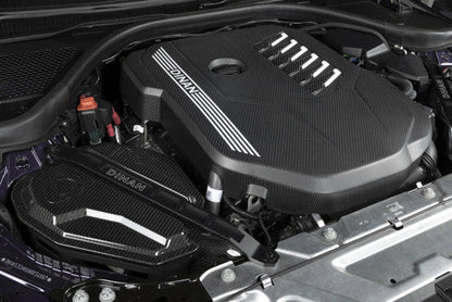Dinan Satin Matte Carbon Fibre (Fiber) Engine Cover for BMW B58D G-Series - Carbon Engine Bay Shroud/Top Panel 2x2 Twill OEM+ Upgrade