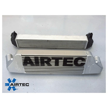 AIRTEC Front Mount Intercooler Kit (FMIC) Upgrade for Audi S1 Quattro 2.0 TFSI - Stepped Core, Direct-Fit, Proven IAT Drop - Ideal for Stage 1 & Stage 2 - Pro-Series Black or Natural Silver