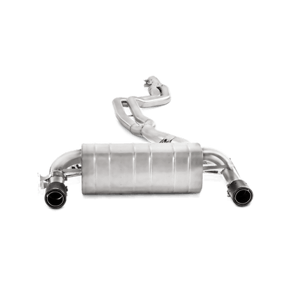 Akrapovic Evolution Line Stainless Steel Cat-Back Exhaust + Evolution Link Pipes, Valved/Switchable, Carbon Tips – BMW 440i 4 Series F32/F33 Coupe/Convertible B58 3.0 Turbo (2016-2017) Performance Sports Catback Back Box & Mid Pipe Upgrade