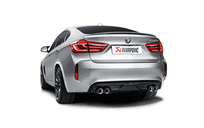 Akrapovic Rear Carbon Fibre Diffuser - Genuine ABE Approved - BMW X5 M (F85) 2015-2017, BMW X6 M (F86) 2015-2017 - Tow Bar Compatible