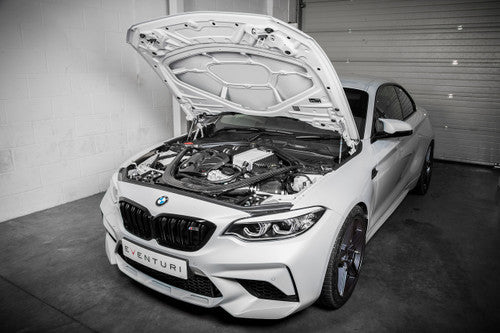 Eventuri Carbon Fibre/Fiber Cold Air Intake Induction Kit for BMW M2 Competition F87 M2C S55 - Performance Airbox, Turbo Inlet & Air Intake System Upgrade