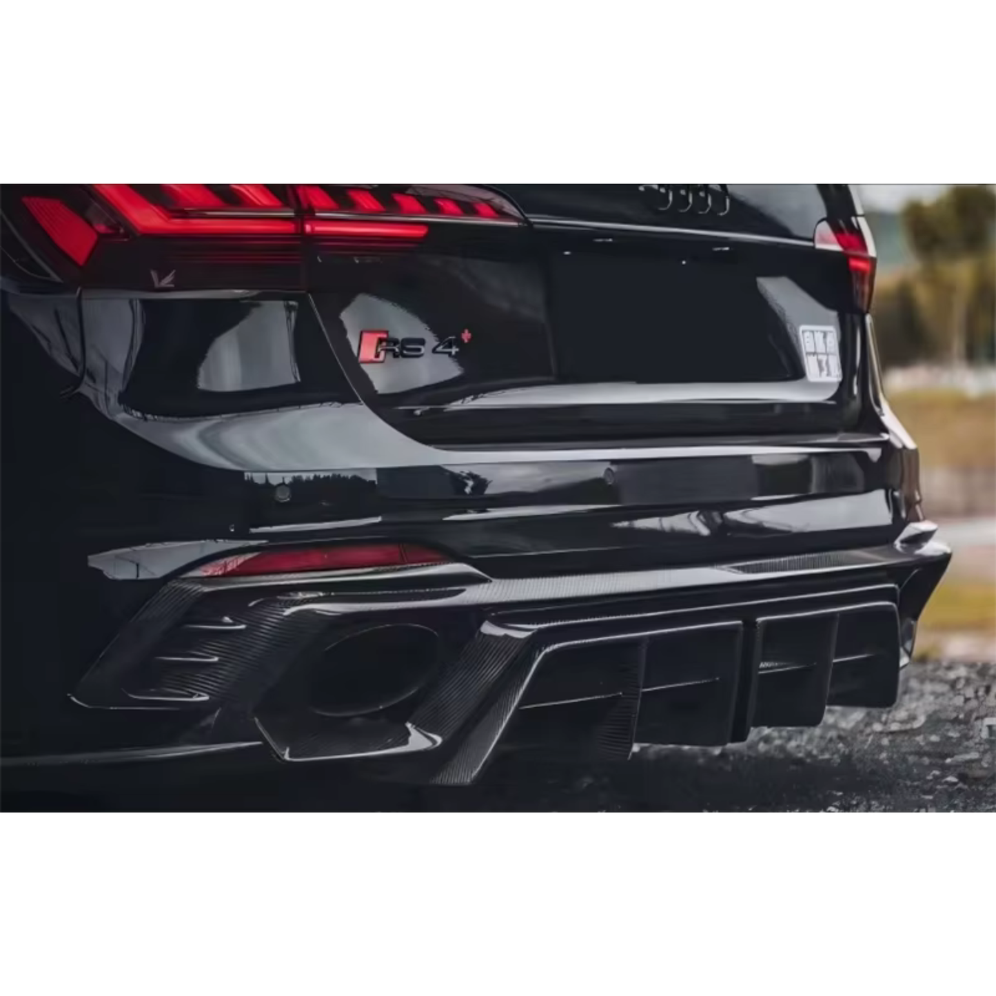 Audi RS4 B9.5 Carbon Fibre Rear Diffuser V2