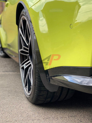 AP Design Carbon Fibre Arch Guards/Mud Flaps Front and Rear - G80 M4