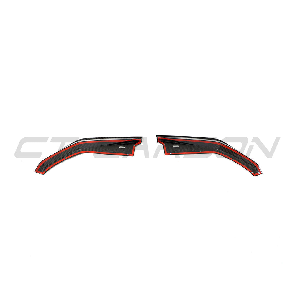 BMW M3 G80/G81 CARBON FIBRE REAR CORNER EXTENSIONS - CT DESIGN