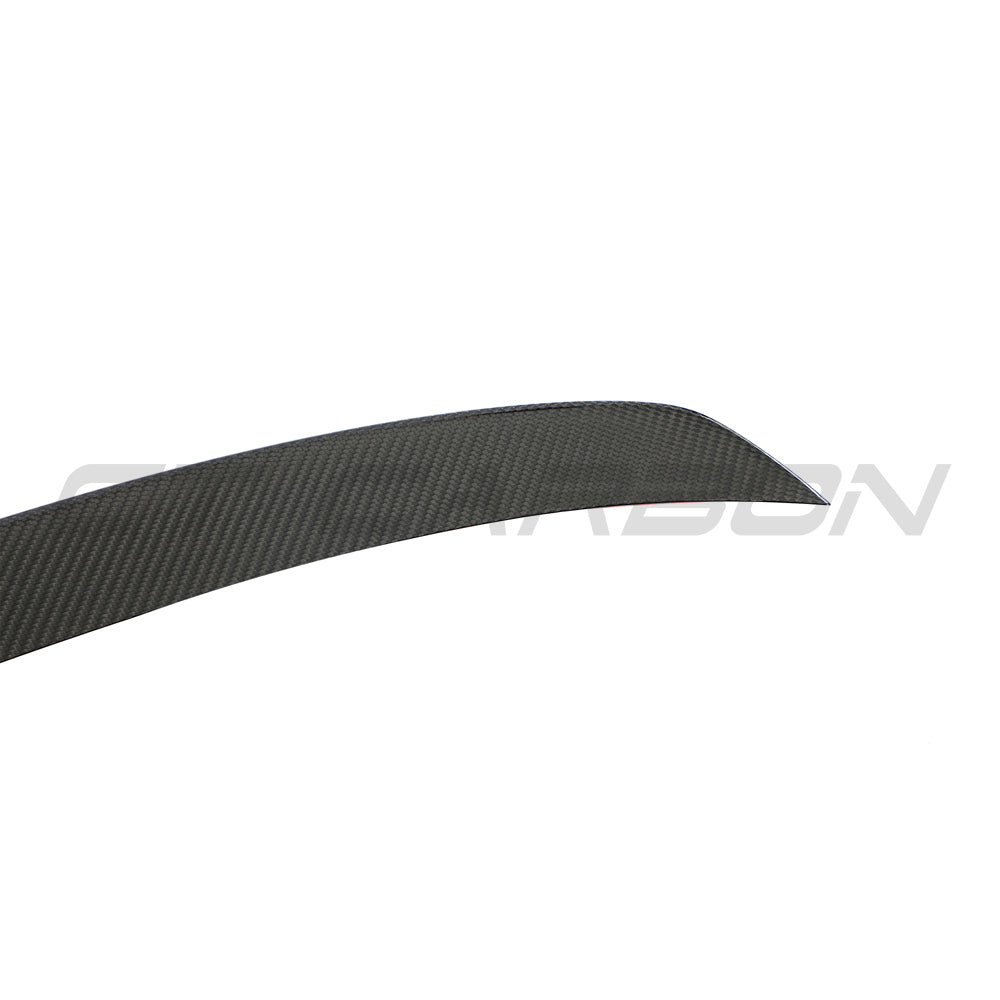 CT Design Carbon Fibre Rear Centre Tailgate Lip Spoiler for Audi A4 S4 RS4 Avant B9/B9.5 (2016-2024) | Boot Lid/Trunk Lip, Estate/Wagon Mid-Level Wing, Pre-Preg Carbon