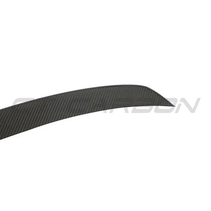 CT Design Carbon Fibre Rear Centre Tailgate Lip Spoiler for Audi A4 S4 RS4 Avant B9/B9.5 (2016-2024) | Boot Lid/Trunk Lip, Estate/Wagon Mid-Level Wing, Pre-Preg Carbon