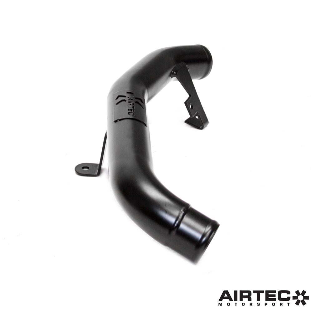 AIRTEC Motorsport Lower De-Res Boost Pipe for Ford Focus ST MK3 Diesel (ST-D)  Resonator Delete, 47mm ID, Direct-Fit Lower Intercooler/Boost Pipe, Pro-Series Black  Fits OEM or AIRTEC Intercoolers