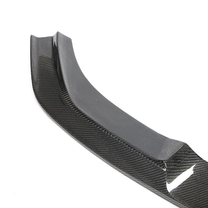 BMW M2 F87 N55 (2016-2018) Carbon Fibre (Fiber) Front Lip Spoiler / Splitter – 3D Style | OG Pre-LCI Front Bumper Lip / Chin Spoiler | CT Carbon Performance Aero Lip | Fits OEM