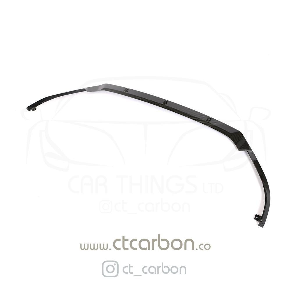 VW/Volkswagen Golf R Mk7.5 (7.5R) 2017-2020 Carbon Fibre/Carbon Fiber Front Lip Splitter Spoiler – CT Carbon (CT Design) | Facelift R & R-Line Front Chin, Lower Bumper Lip, Front Valance/Blade Diffuser