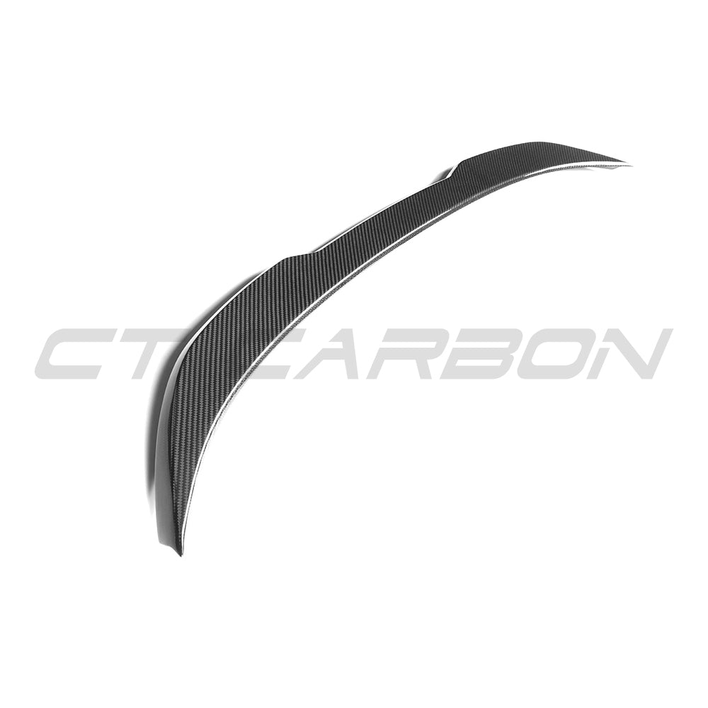 BMW F80 M3 & F30 3 Series Saloon/Sedan Rear Boot/Trunk Lip Spoiler V2/Version 2 - Pre-Preg Dry
