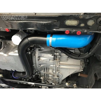 AIRTEC Motorsport 63mm (2.5in) Hot-Side Big Boost/Charge Pipe Kit (hotpipe) for Ford Focus RS Mk3 2016-2018 2.3 EcoBoost - Turbo Outlet to Intercooler Alloy Hard Pipe with Silicone Hoses (Pro Hoses), Direct-Fit Upgrade
