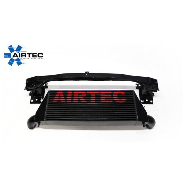 AIRTEC Front Mount Intercooler / Charge Cooler Kit for Audi RS3 8V 2.5 TFSI (2015-2018) - 100mm Bar-and-Plate Big Core, Direct-Fit Bolt-On FMIC, Pro-Series Black - Stage 1/2 Performance Cooling Upgrade, Heat Soak Fix
