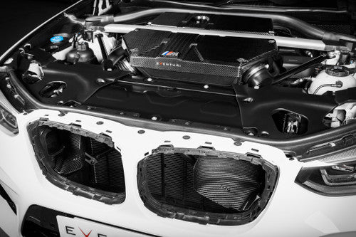 Eventuri Carbon Fibre Air Intake for BMW X3M & X4M (F97/F98, F9X S58) - Cold Air Induction Kit with Carbon Airbox Lid, Ram-Air Scoops & High-Flow Filters | Performance Turbo Intake Upgrade CAI